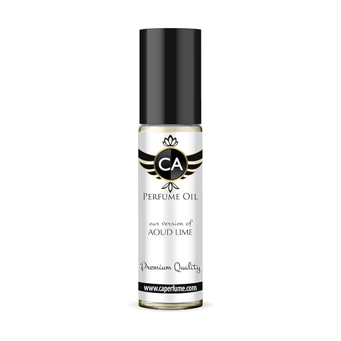 CA Perfume Impression of Aoud Lime Unisex Fragrance Oil Woody Spicy Scent Long Lasting Perfumes for Women & Men Travel Size TSA Ready Mini Parfum Body Oil Roll-on 0.33 Fl Oz 10ml