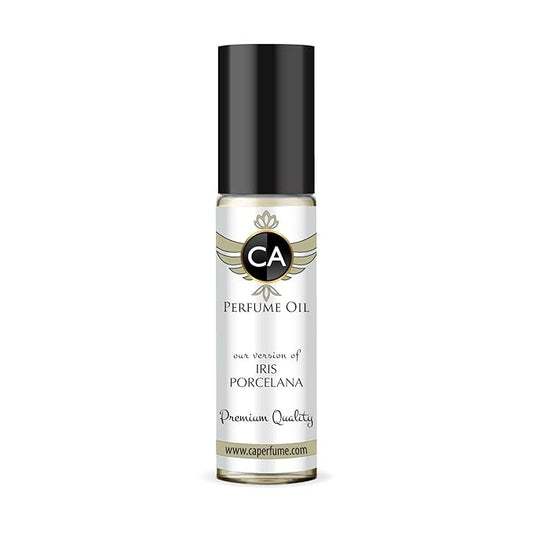 CA Perfume Impression of Iris Porcelana Unisex Fragrance Oil Floral Scent Long Lasting Perfumes for Women & Men Travel Size TSA Ready Mini Parfum Body Oil Roll-on 0.33 Fl Oz 10ml