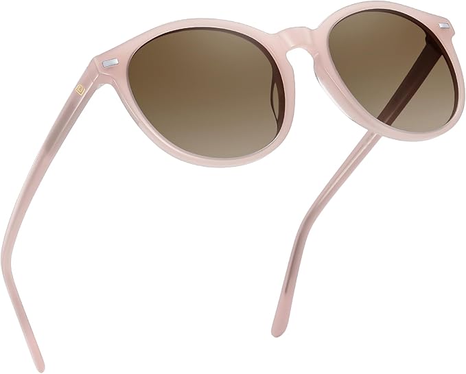 DUCO Polarized Sunglasses for Women Retro Round Women's Sunglasses Classic Vintage UV400 Shades DC1230