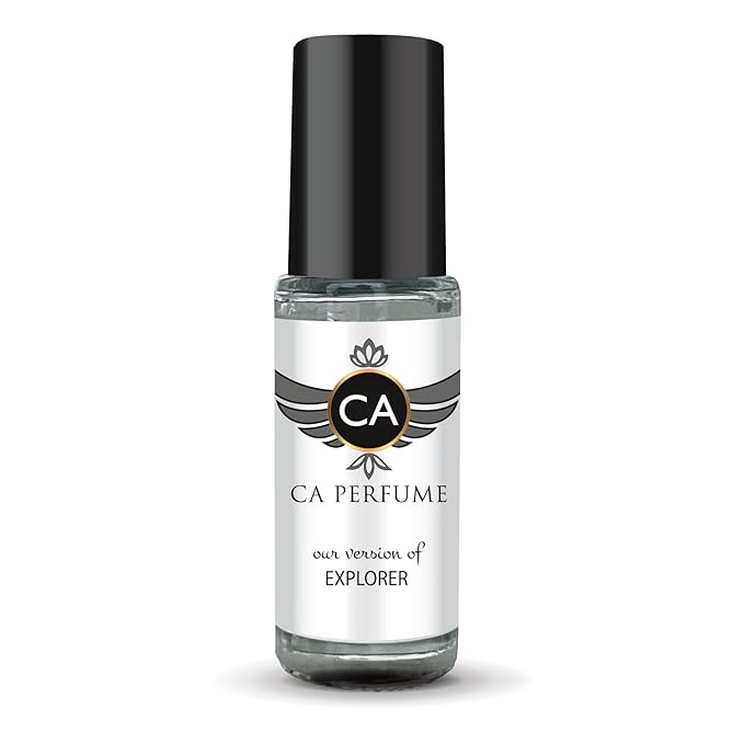 CA Perfume Impression of Explorer for Men Perfume Oil Woody Aromatic Scent Long Lasting Cologne for Men Travel Size Mini Perfume Sample TSA Ready Body Oil Roll-on 0.14 Fl Oz 4ml