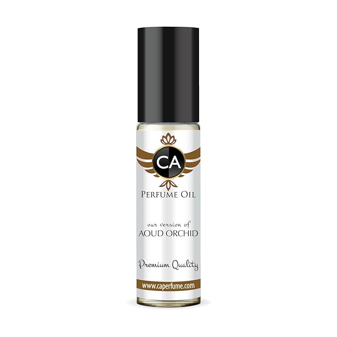 CA Perfume Impression of Aoud Orchid Unisex Fragrance Oil Amber Floral Scent Long Lasting Perfumes for Women & Men Travel Size TSA Ready Mini Parfum Body Oil Roll-on 0.33 Fl Oz 10ml