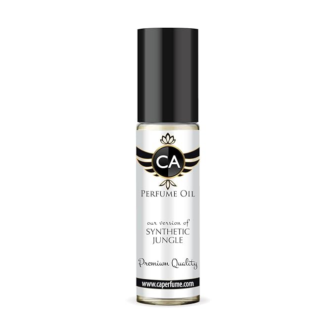 CA Perfume Impression of Synthetic Jungle Unisex Fragrance Oil Chypre Scent Long Lasting Perfumes for Women & Men Travel Size TSA Ready Mini Parfum Body Oil Roll-on 0.33 Fl Oz 10ml