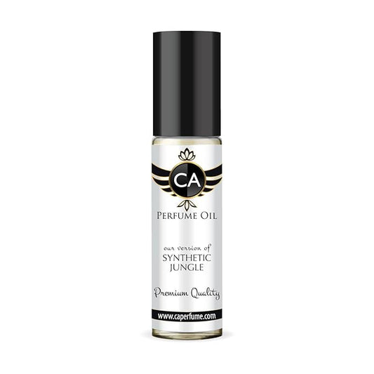 CA Perfume Impression of Synthetic Jungle Unisex Fragrance Oil Chypre Scent Long Lasting Perfumes for Women & Men Travel Size TSA Ready Mini Parfum Body Oil Roll-on 0.33 Fl Oz 10ml