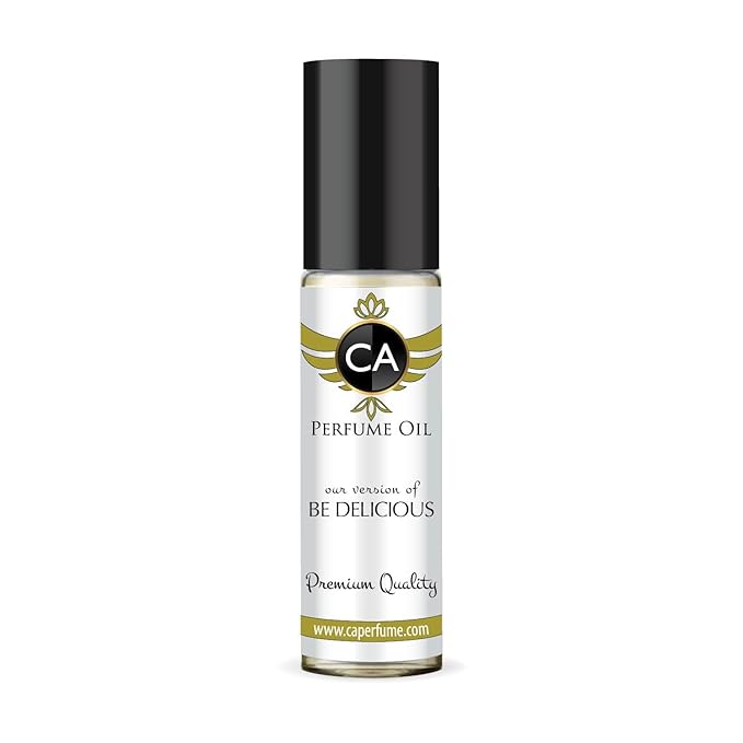 CA Perfume Impression of Be Delicious for Women Eau De Parfum Floral Fruity Scent Long Lasting Perfumes for Women Travel Size TSA Ready for Day and Night Wear 0.33 Fl Oz 10ml