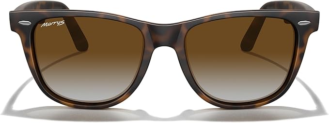 MERRY'S Classic Square Shape Polarized Sunglasses for Womens Mens Retro Designer UV400 Sun Glasses S6140