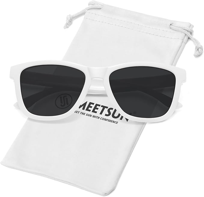 MEETSUN Polarized Sunglasses for Women Men Trendy Classic Retro Designer Style