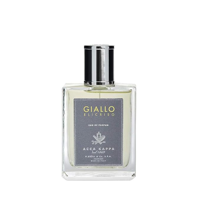 Acca Kappa Giallo Elicriso Eau de Parfum 100 mL Helichrysum Violet Aquatic Cedarwood Scent for Men and Women