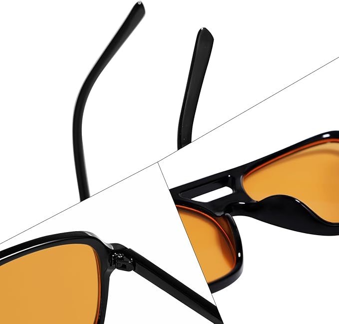 VANLINKER Retro Vintage 70s Square Aviator sunglasses for women men VL9611X