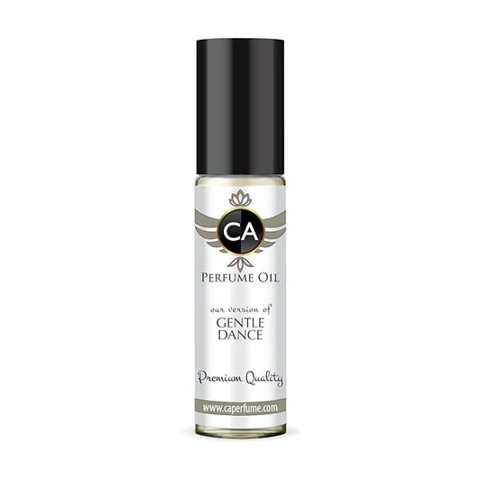 CA Perfume Impression of Gentle Dance Unisex Fragrance Oil Amber Woody Scent Long Lasting Perfumes for Women & Men Travel Size TSA Ready Mini Parfum Body Oil Roll-on 0.33 Fl Oz 10ml