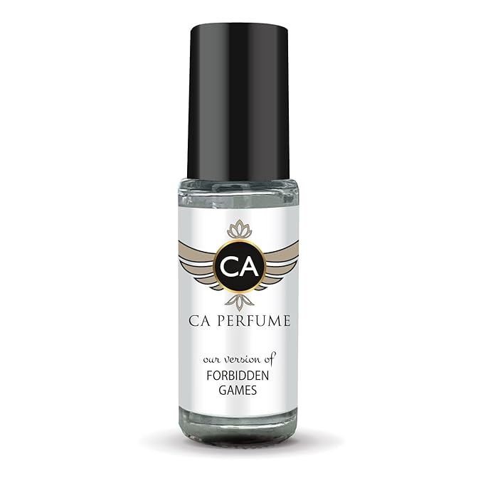 CA Perfume Impression of Forbidden Games for Women Fragrance Oil Floral Fruity Scent Long Lasting Perfumes for Women Travel Size TSA Ready Mini Parfum Body Oil Roll-on 0.14 Fl Oz 4ml