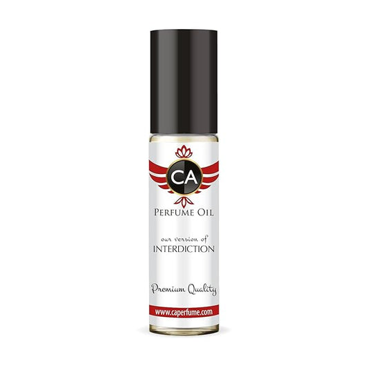 CA Perfume Impression of Interdiction for Women Fragrance Oil Floral Aldehyde Scent Long Lasting Perfumes for Women Travel Size TSA Ready Mini Parfum Body Oil Roll-on 0.33 Fl Oz 10ml