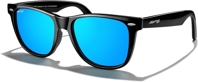 MERRY'S Classic Square Shape Polarized Sunglasses for Womens Mens Retro Designer UV400 Sun Glasses S6140