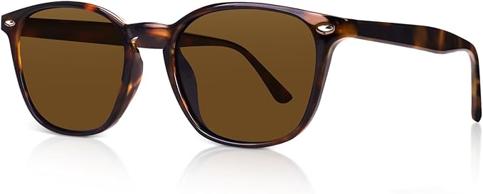 DrRelax Retro Sunglasses Womens Trendy Round Polarized Shades Sun Glasses