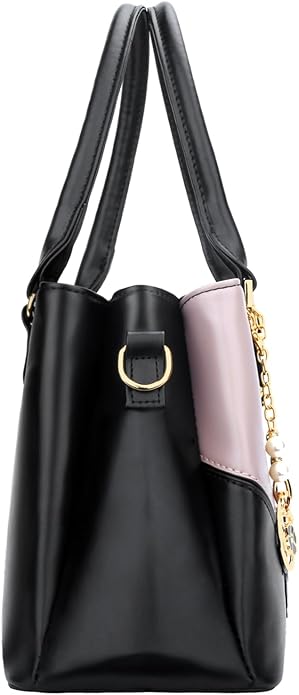 KKXIU 3 Zippered Compartments Purses and Handbags for Women Top Handle Satchel Shoulder Ladies Bags