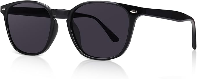 DrRelax Retro Sunglasses Womens Trendy Round Polarized Shades Sun Glasses