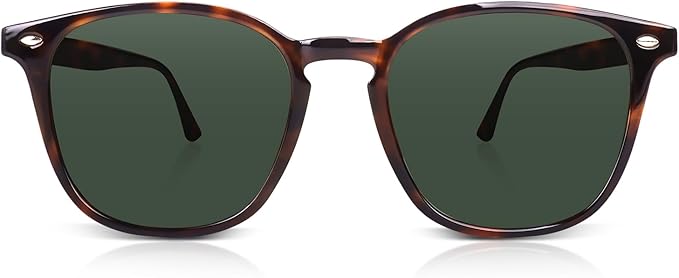 DrRelax Retro Sunglasses Womens Trendy Round Polarized Shades Sun Glasses
