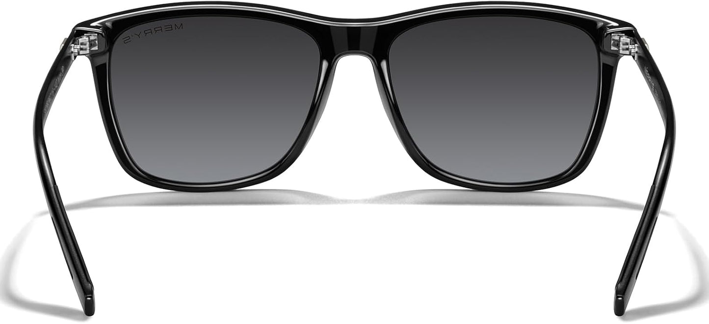 MERRY'S Unisex Polarized Aluminum Sunglasses Vintage Sun Glasses For Men/Women S8286