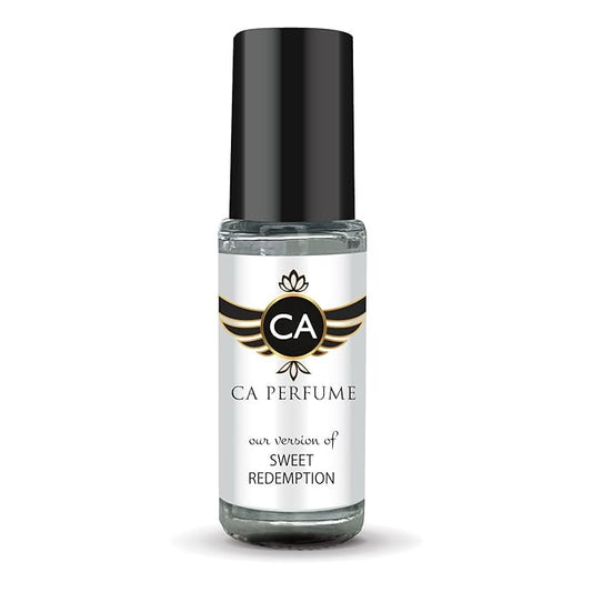 CA Perfume Impression of Sweet Redemption Unisex Fragrance Oil Amber Floral Scent Long Lasting Perfumes for Women & Men Travel Size TSA Ready Mini Parfum Body Oil Roll-on 0.14 Fl Oz 4ml