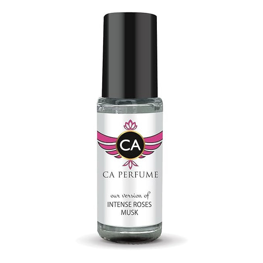 CA Perfume Impression of Intense Roses Musk for Women Perfume Oil Floral Scent Long Lasting Perfumes for Women Travel Size Mini Perfume Sample TSA Ready Body Oil Roll-on 0.14 Fl Oz 4ml