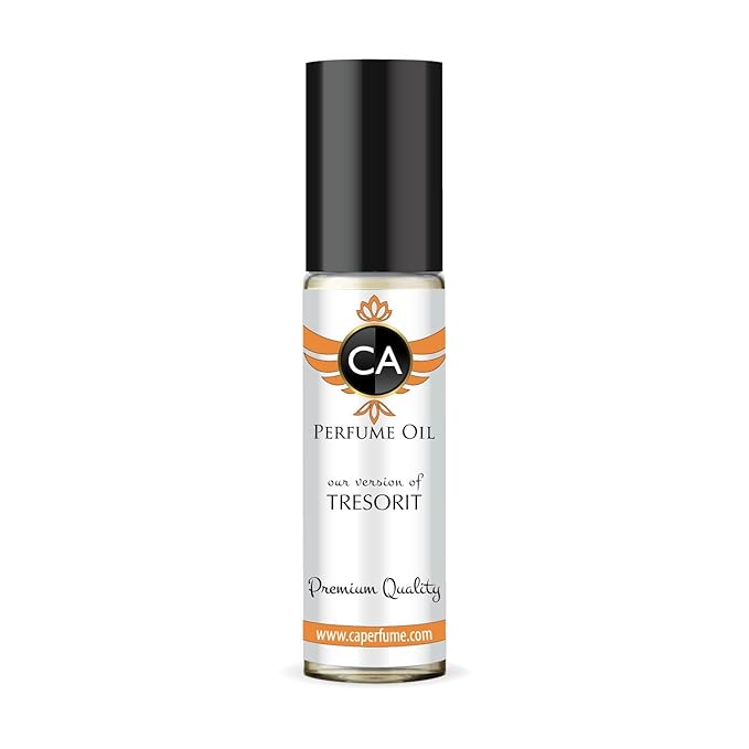 CA Perfume Impression of Tresorit for Women Fragrance Oil Amber Floral Scent Long Lasting Perfumes for Women Travel Size TSA Ready Mini Parfum Body Oil Roll-on 0.33 Fl Oz 10ml