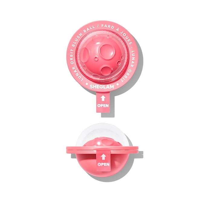 SHEGLAM Lunar Orbit Blush Ball Creamy Lightweight Smooth Blendable Long-lasting All-Day Face Enhancing Makeup Color-Delight