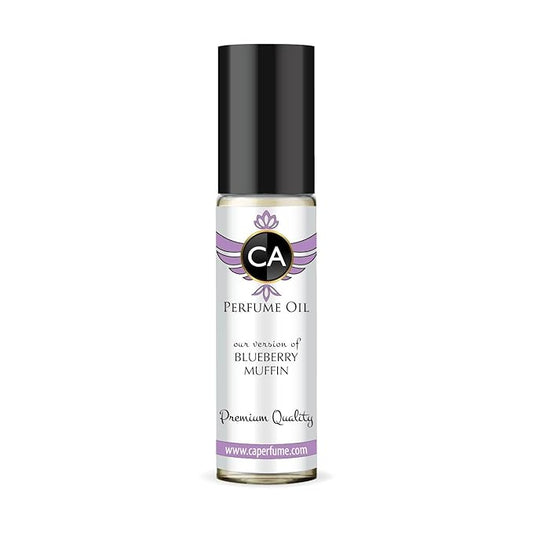 CA Perfume IOriginals Blueberry Muffin Unisex Fragrance Oil Gourmand Scent Long Lasting Perfumes for Women & Men Travel Size TSA Ready Mini Parfum Body Oil Roll-on 0.33 Fl Oz 10ml