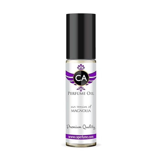 CA Perfume Originals Magnolia Unisex Fragrance Oil Floral Scent Long Lasting Perfumes for Women & Men Travel Size TSA Ready Mini Parfum Body Oil Roll-on 0.33 Fl Oz 10ml