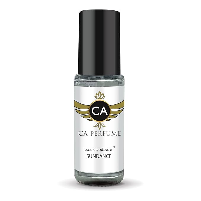 CA Perfume Impression of Sundance Unisex Fragrance Oil Citrus Scent Long Lasting Perfumes for Women & Men Travel Size TSA Ready Mini Parfum Body Oil Roll-on 0.14 Fl Oz 4ml