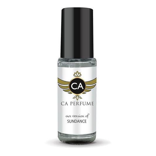 CA Perfume Impression of Sundance Unisex Fragrance Oil Citrus Scent Long Lasting Perfumes for Women & Men Travel Size TSA Ready Mini Parfum Body Oil Roll-on 0.14 Fl Oz 4ml
