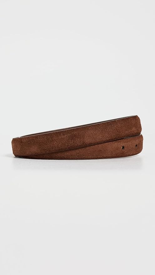 Madewell Women's Triple Metal Keeper Suede Belt