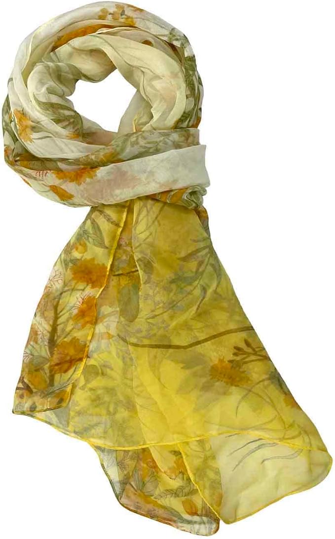 Xyueanlo Scarfs for Women Lightweight Scarves Fashion Print Floral Pattern Scarf Shawls