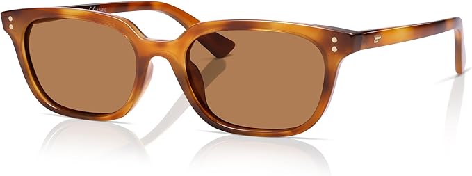 VANLINKER Polarized Trendy Small Slim Skinny Square Cat Eye Sunglasses for Women Men Retro Shades VL9862