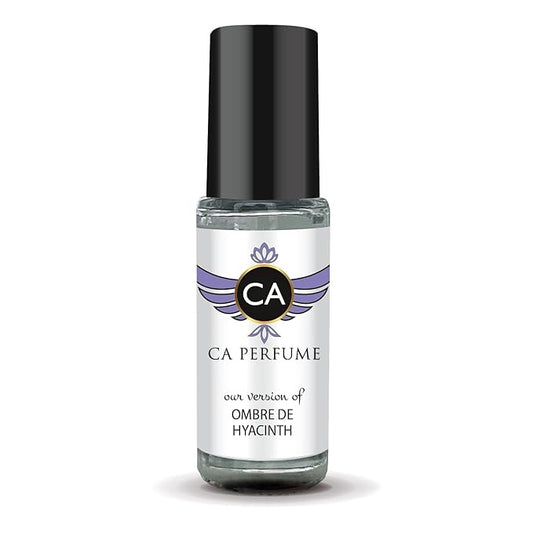 CA Perfume Impression of Ombre De Hyacinth Unisex Perfume Oil Floral Scent Long Lasting Fragrance for Women and Men Travel Size Mini Perfume Sample TSA Ready Body Oil Roll-on 0.14 Fl Oz 4ml