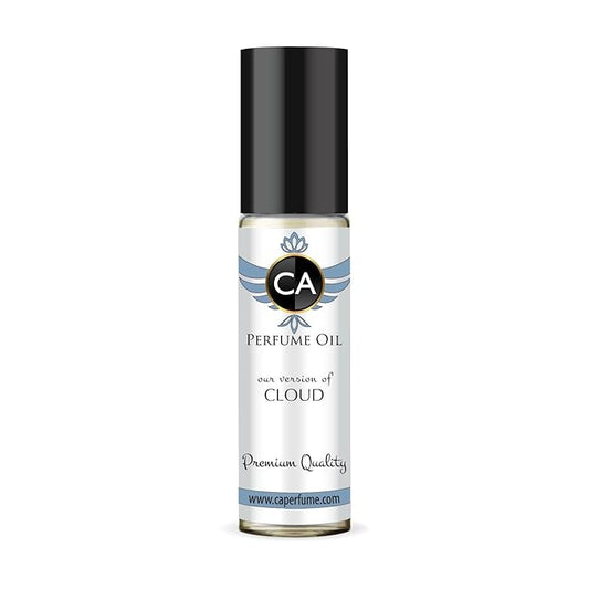CA Perfume Impression of Cloud for Women Fragrance Oil Floral Fruity Gourmand Scent Long Lasting Perfumes for Women Travel Size TSA Ready Mini Parfum Body Oil Roll-on 0.33 Fl Oz 10ml