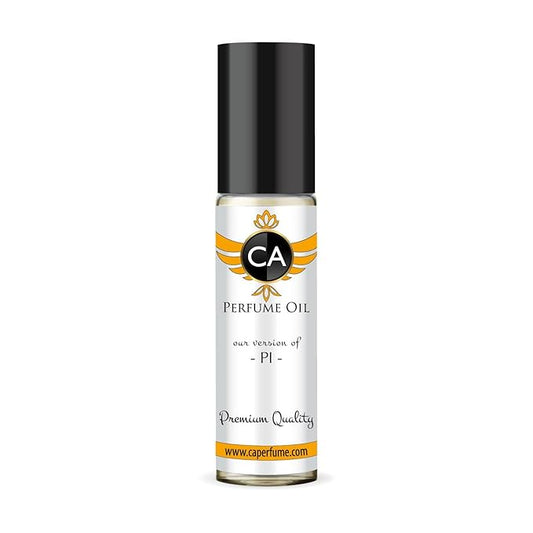 CA Perfume Impression of Pi for Men Eau De Parfum Amber Woody Scent Long Lasting Cologne for Men Travel Size TSA Ready for Day and Night Wear 0.33 Fl Oz 10ml