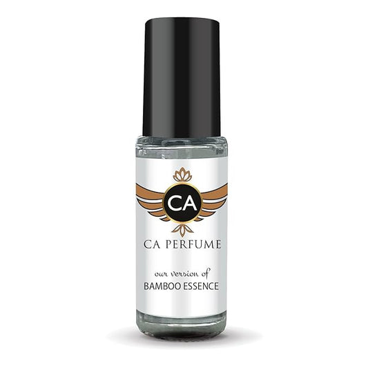 CA Perfume Originals Bamboo Essence Unisex Fragrance Oil Woody Scent Long Lasting Perfumes for Women & Men Travel Size TSA Ready Mini Parfum Body Oil Roll-on 0.14 Fl Oz 4ml