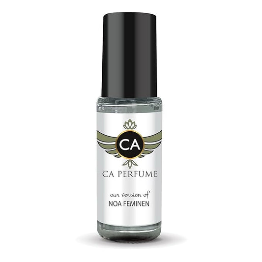 CA Perfume Impression of Noa Feminen for Women Perfume Oil Floral Woody Musk Scent Long Lasting Perfumes for Women Travel Size Mini Perfume Sample TSA Ready Body Oil Roll-on 0.14 Fl Oz 4ml
