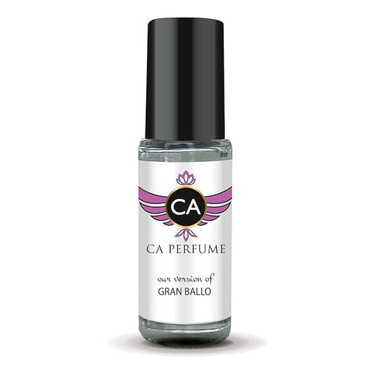 CA Perfume Impression of Gran Ballo for Women Perfume Oil Floral Fruity Scent Long Lasting Perfumes for Women Travel Size Mini Perfume Sample TSA Ready Body Oil Roll-on 0.14 Fl Oz 4ml
