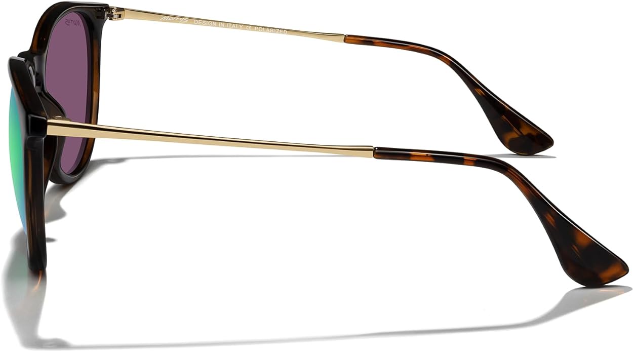 MERRY'S Vintage Polarized Sunglasses for Women Men Retro Round Mirrored Lens Sun glasses UV400