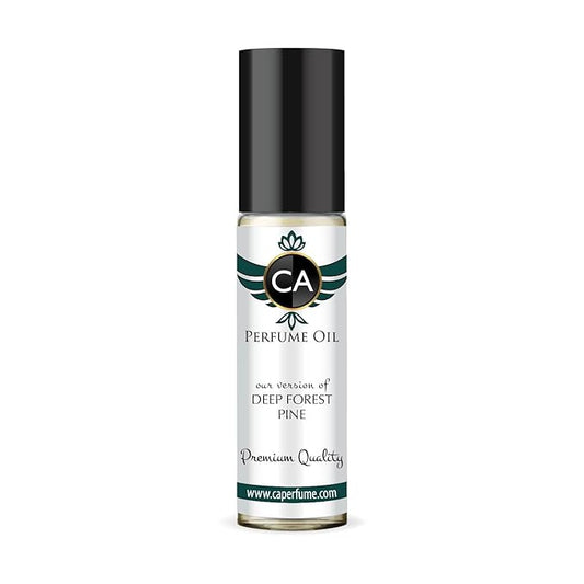 CA Perfume Originals Deep Forest Pine Unisex Fragrance Oil Woody Chypre Scent Long Lasting Perfumes for Women & Men Travel Size TSA Ready Mini Parfum Body Oil Roll-on 0.33 Fl Oz 10ml