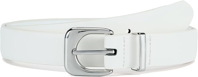 Earnda Belts for Women Faux Leather Waist Belt with Gold/Silver Buckle Casual Jeans Pants Dresses