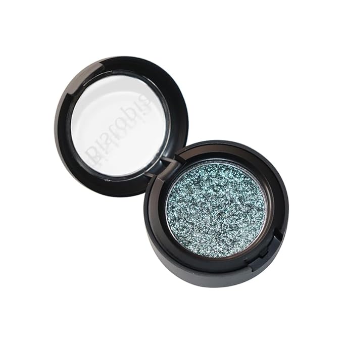 Bistopia Glitter Eyeshadow Collection, 14 Shades, Shimmer Pressed Powder, Metallic and Iridescent Colors (Time Lapse)