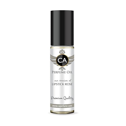 CA Perfume Impression of Lipstick Rose for Women Fragrance Oil Floral Scent Long Lasting Perfumes for Women Travel Size TSA Ready Mini Parfum Body Oil Roll-on 0.33 Fl Oz 10ml