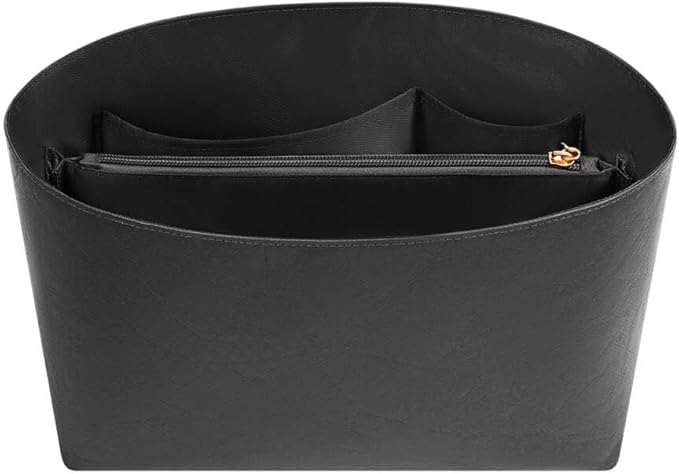 ZTUJO Purse Organizer Insert For Handbags For Le Pliage, Ultra-light Waterproof DupontPaper Upgraded Purse Organizer Insert (Black, Small)