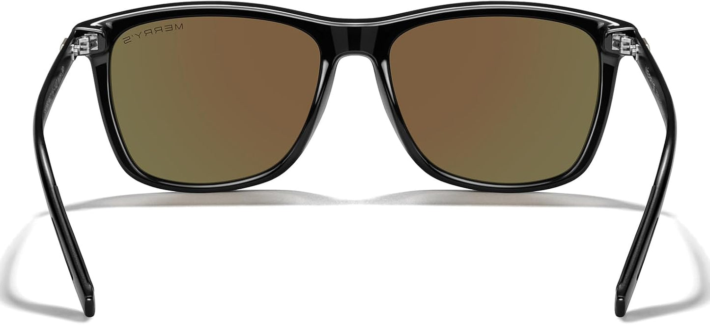 MERRY'S Unisex Polarized Aluminum Sunglasses Vintage Sun Glasses For Men/Women S8286