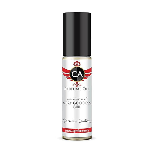 CA Perfume Impression of Very Goddess Girl for Women Fragrance Oil Floral Fruity Scent Long Lasting Perfumes for Women Travel Size TSA Ready Mini Parfum Body Oil Roll-on 0.33 Fl Oz 10ml