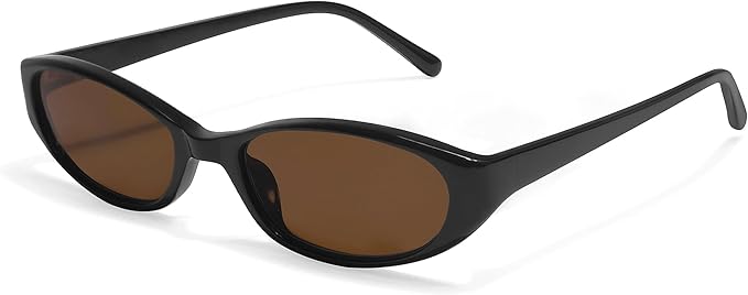 Retro Oval Sunglasses for Women 2026 90s Small Chic Cat Eye Sun Glasses Sunnies Lightweight Shades