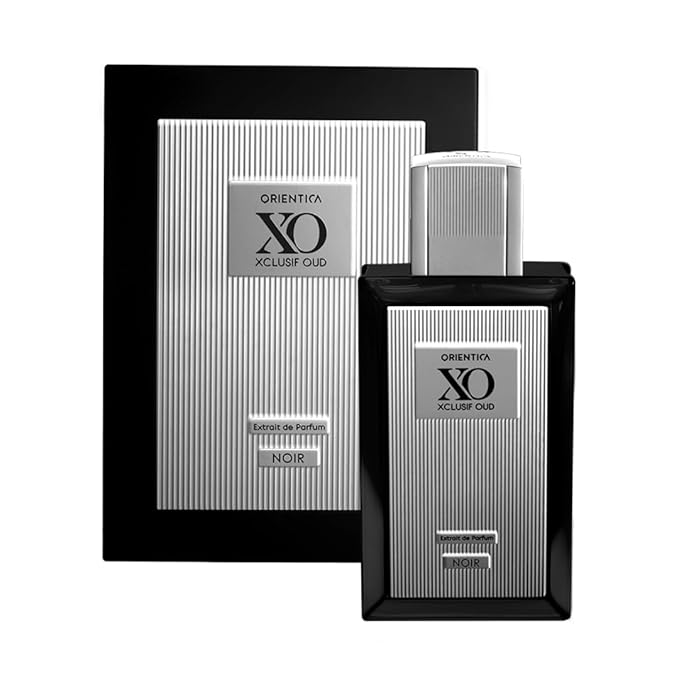 Orientica XO Xclusif Oud Noir Extrait de Parfum – Vanilla, Cardamom, Pink Pepper, Bergamot, Lavender, Geranium, Sandalwood, Musk, Cedarwood - Arabic Perfume for Men & Women – 4.0oz/ 120ml