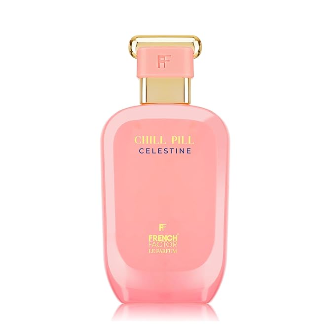French Factor Chillpill Calestine Women’s Perfume | Premium Long-Lasting Eau de Parfum | Elegant Floral Fruity Fragrance with Orange Blossom, Indian Tuberose, Vanilla & Sandalwood | 100ml