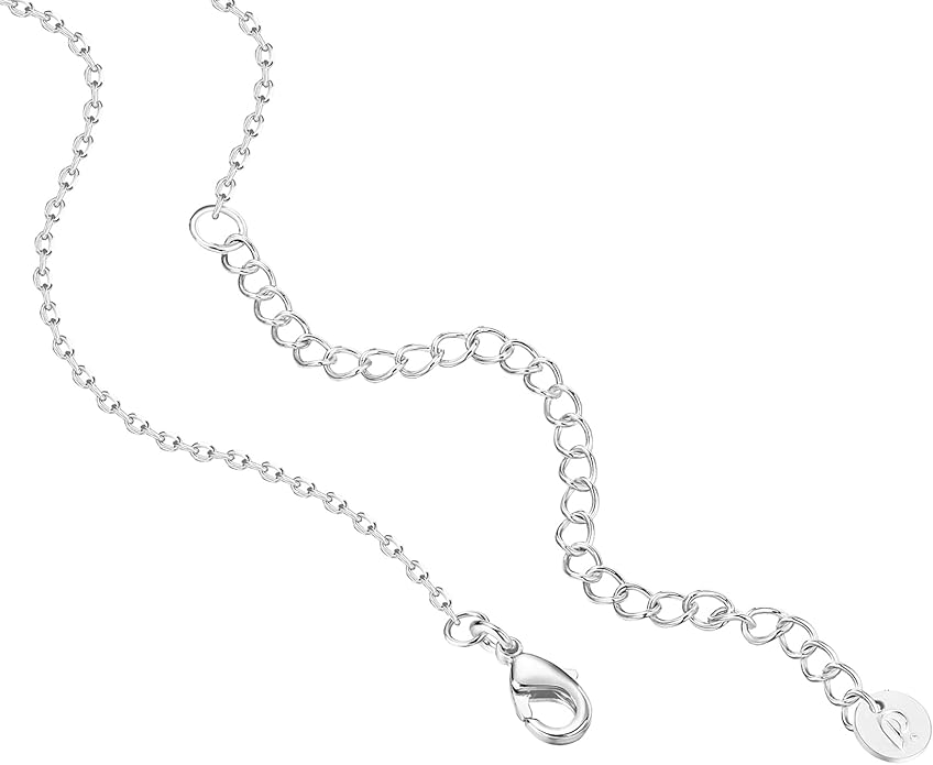 PAVOI 14K Gold Plated Station Necklace - Simulated Diamond Layering Necklaces - Womens CZ Chain
